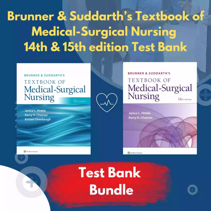 Brunner & suddarth's textbook of medical surgical nursing test bank